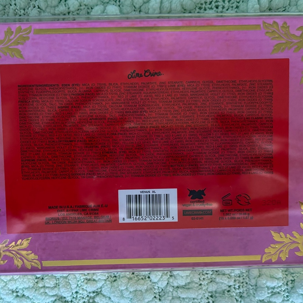 Lime Crime Venus XL Palette - Picture 2 of 3